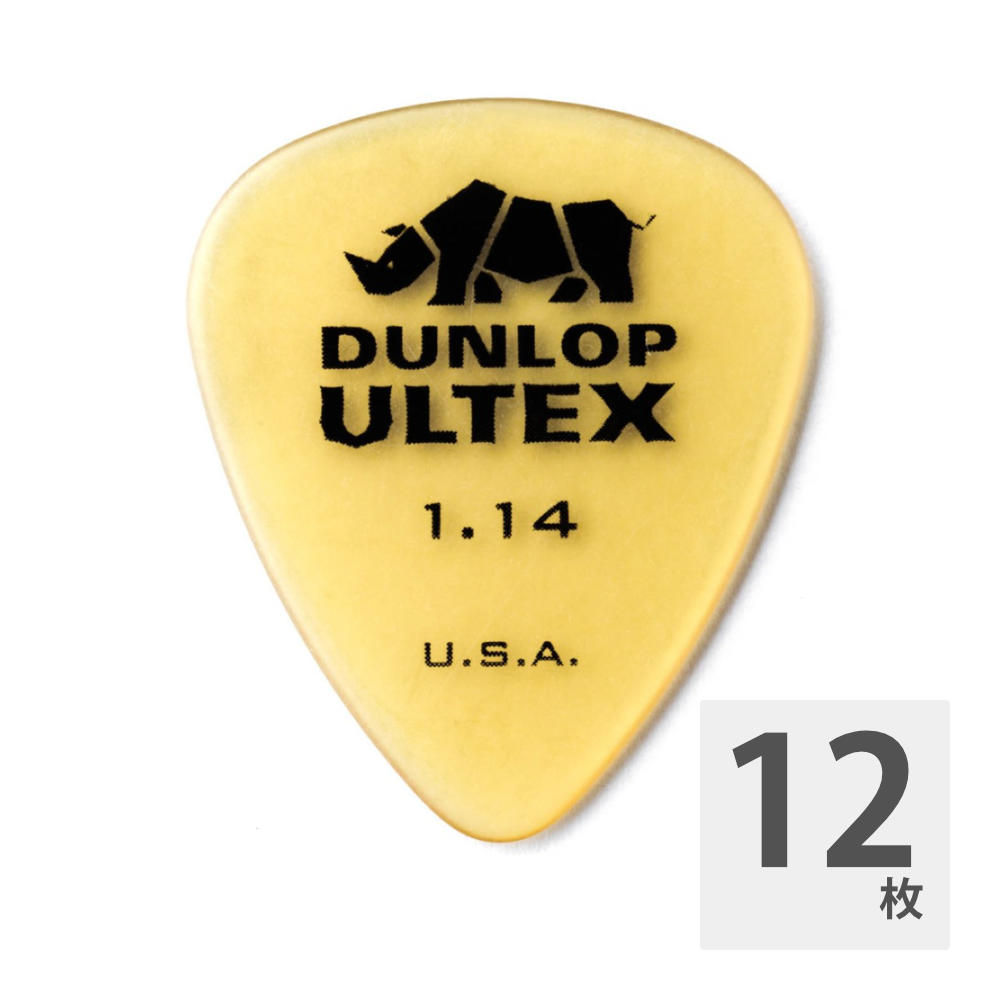 JIM DUNLOP 421R ULTEX STD 1.14 ギターピック×12枚